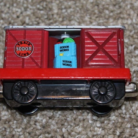 Thomas the Train & Friend Magic Cargo Car Take Along Diecast Metal Set Card 2003 - Picture 6 of 7
